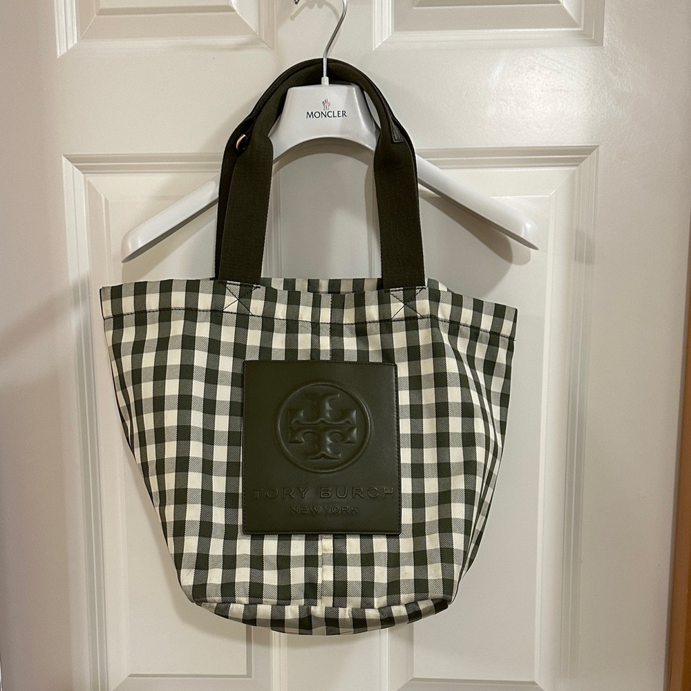 Tory Burch Piper Small Gingham Tote